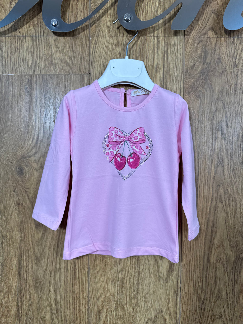Maglia "Sweet Cherry" con Strass