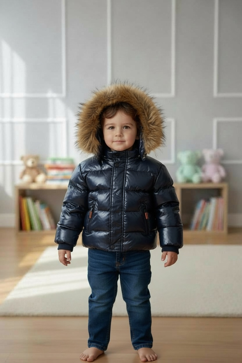 Mini Bomber Ativo Navy Shine