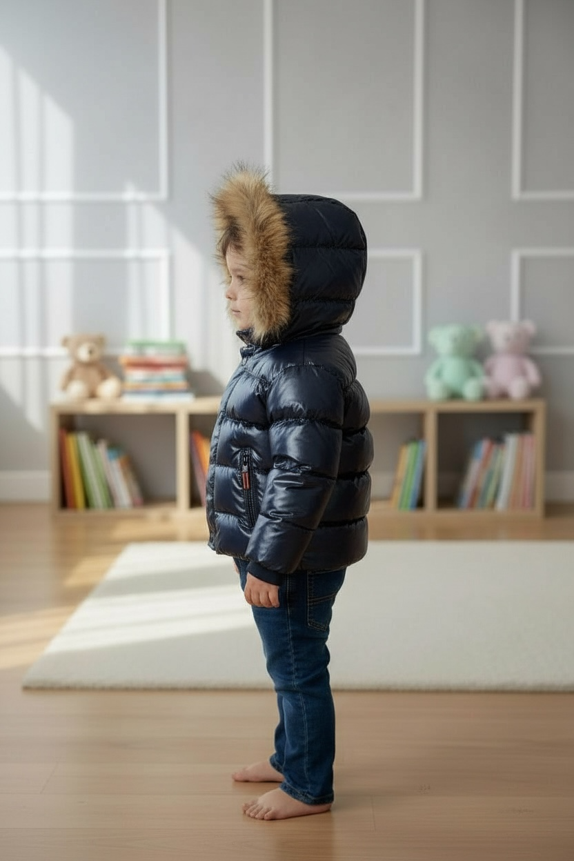 Mini Bomber Ativo Navy Shine