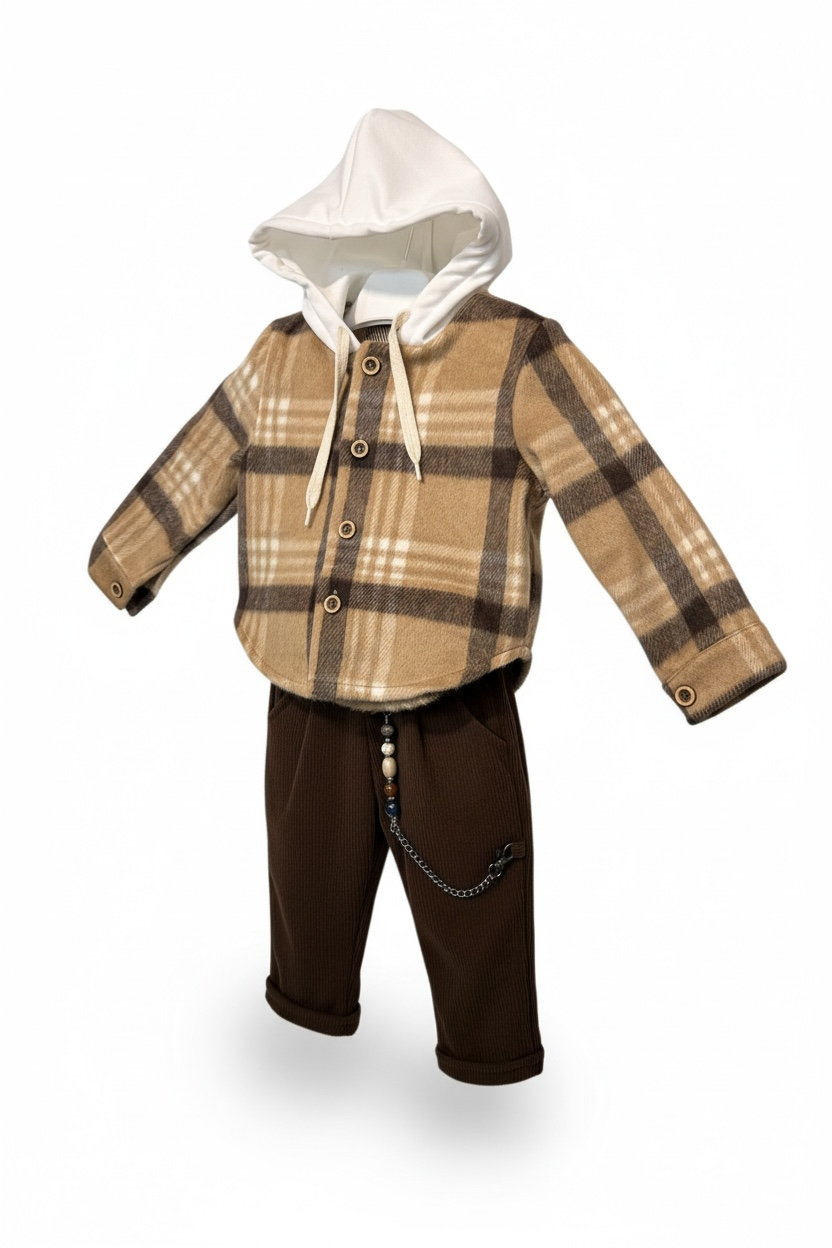 Giacca-Camicia Urban Explorer in Flanella