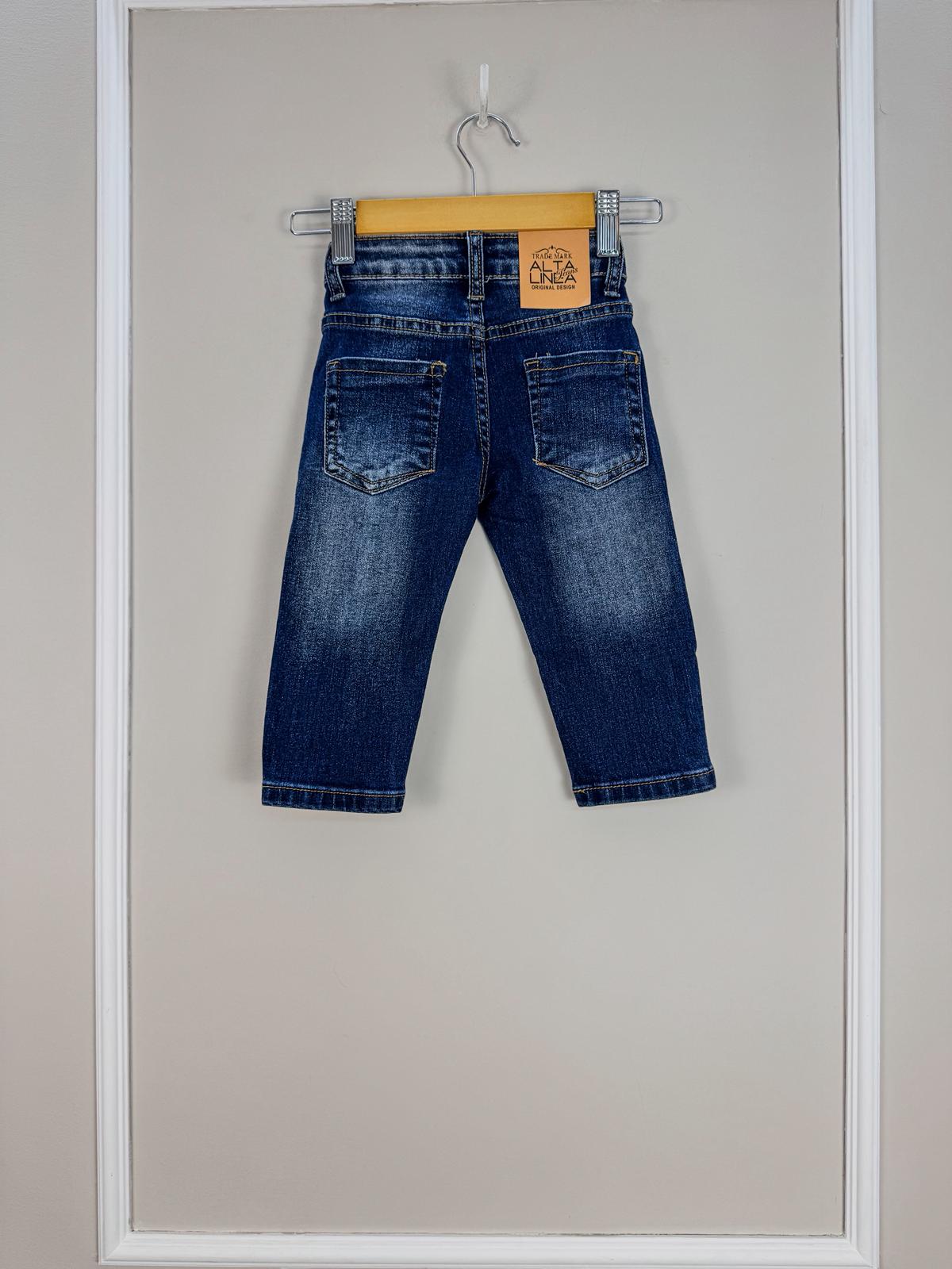 Jeans in Denim Scuro