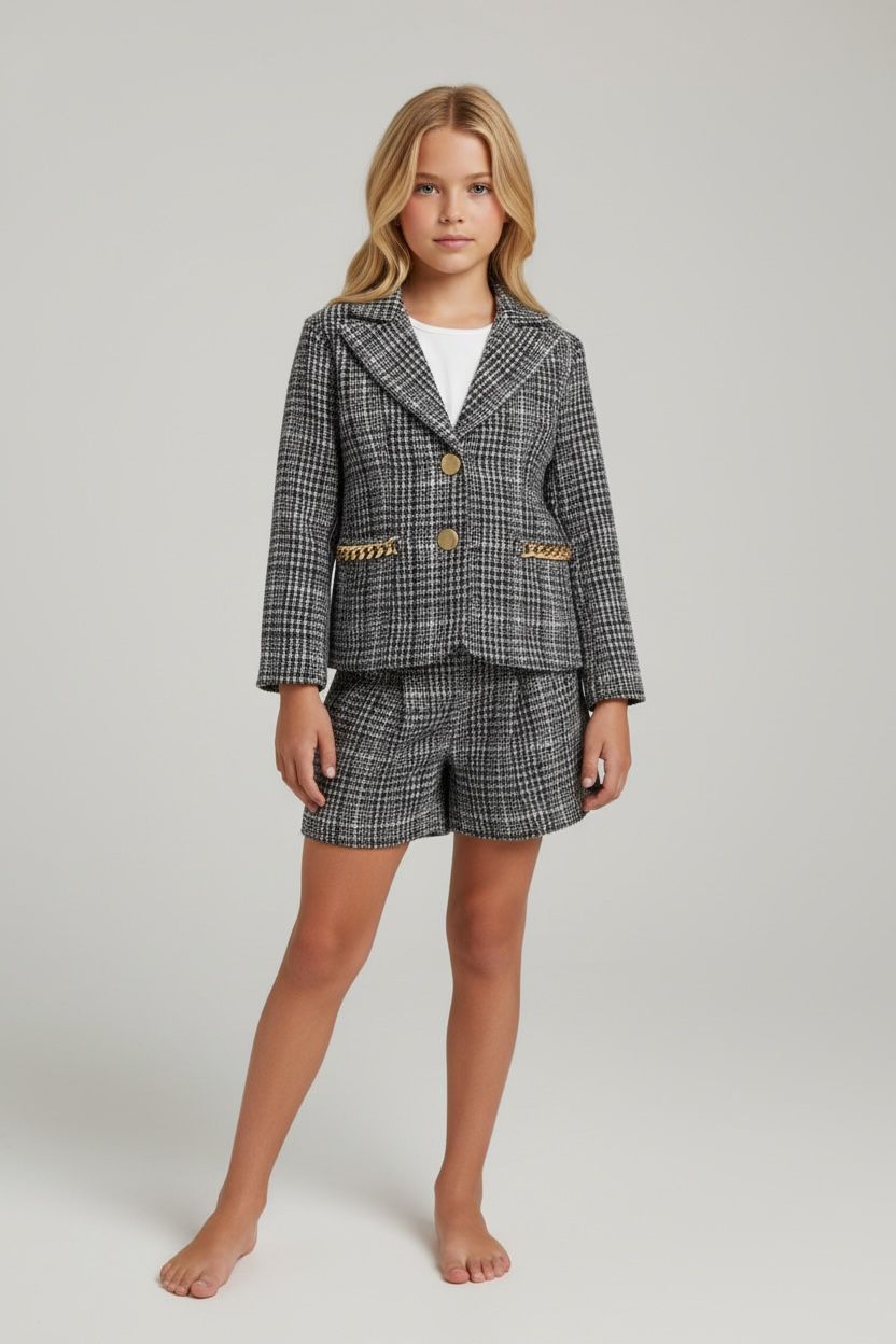 Tailleur bimba con pantaloncino